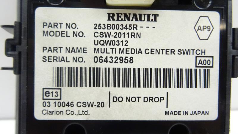 Commande autoradio RENAULT SCENIC 3 PHASE 1 Diesel - 1