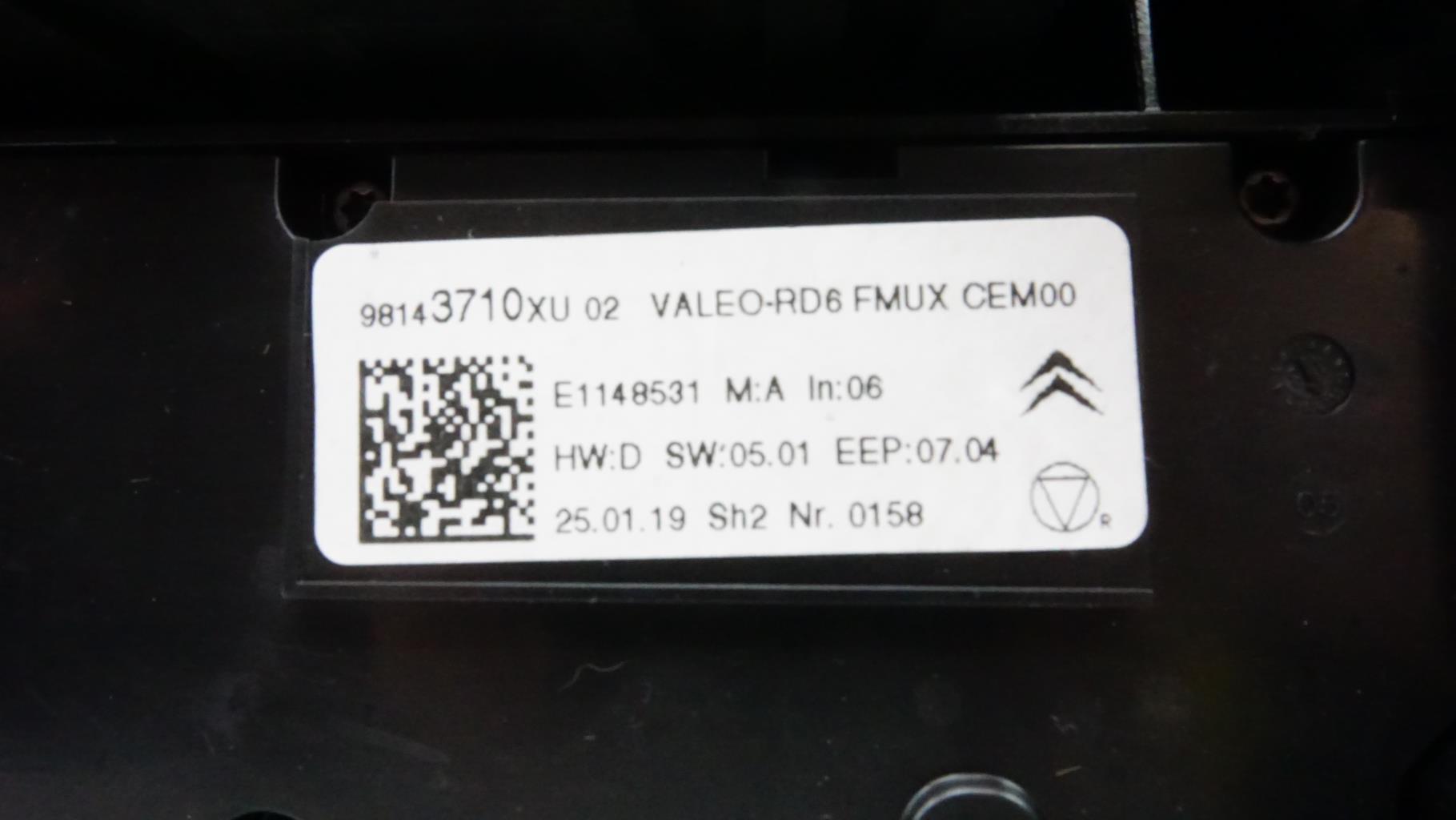 Comando autoradio CITROEN C3 3 SOCIETE PHASE 1 Diésel - 1