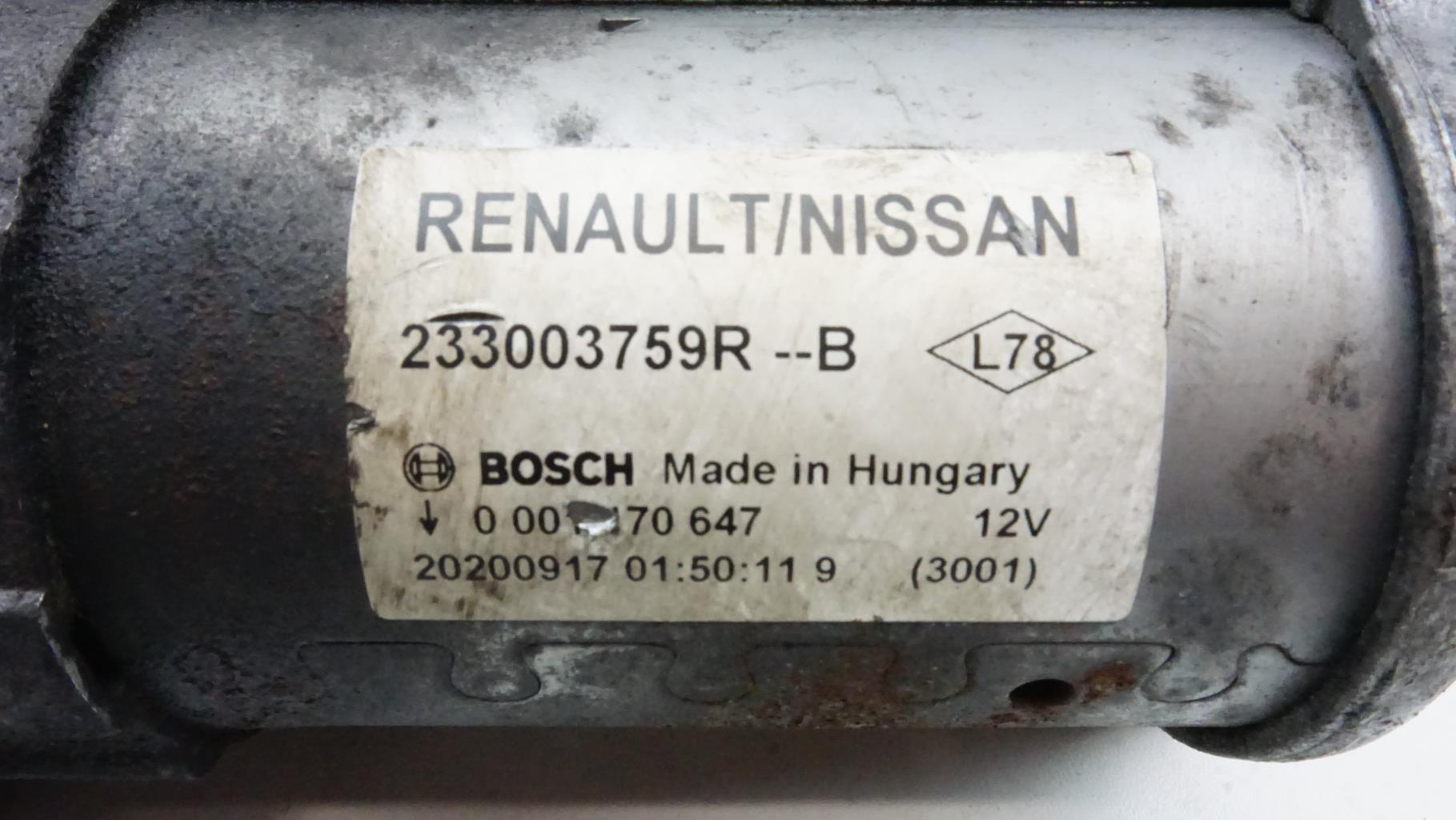 Motor de arranque DACIA DOKKER PHASE 2 Diésel - 1