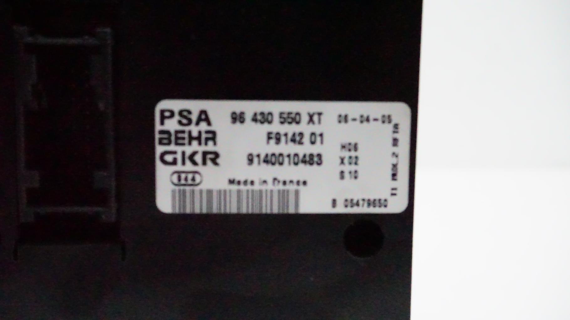 Commande chauffage PEUGEOT 206 PHASE 2 Essence - 1