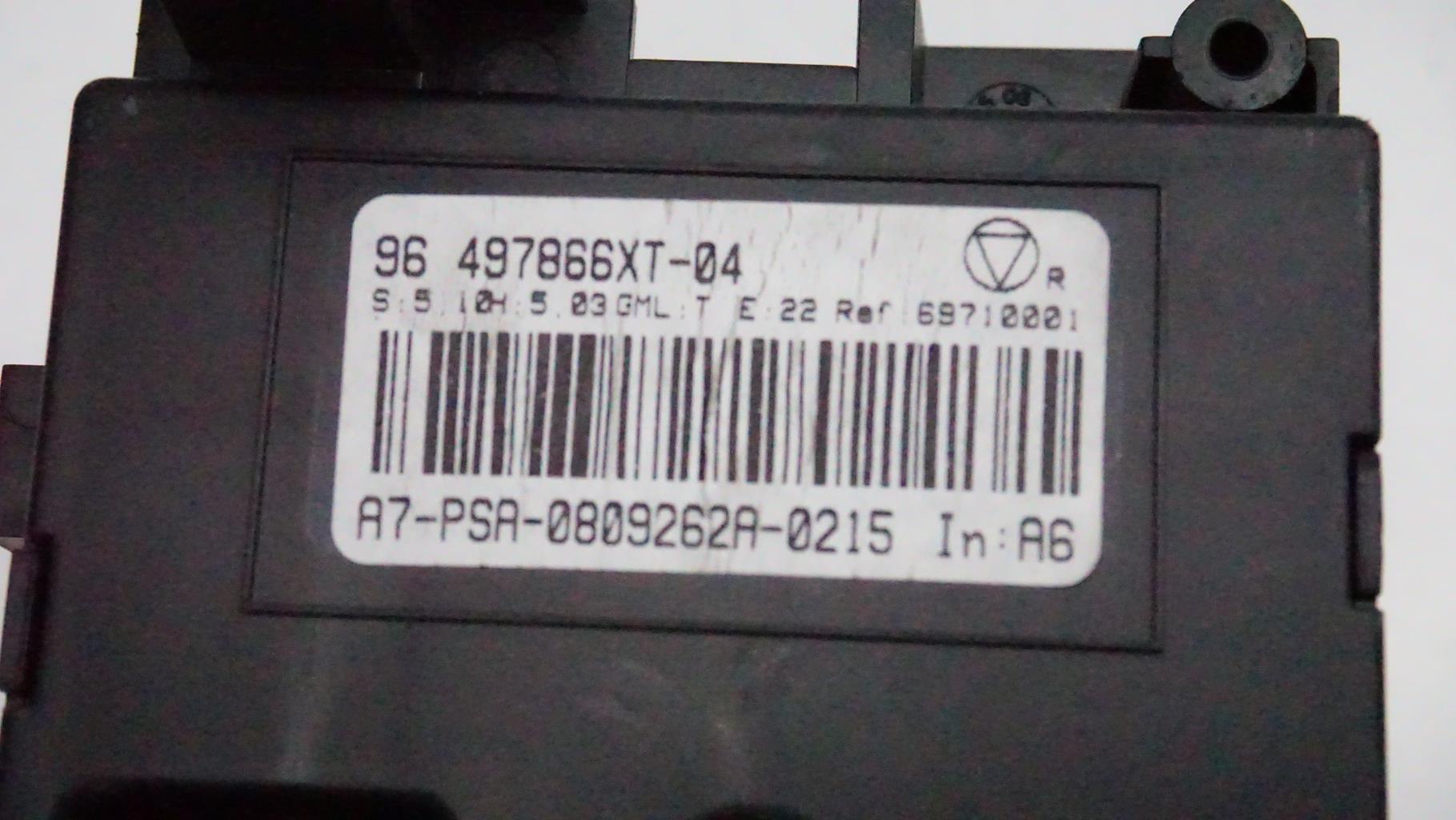 Commande chauffage PEUGEOT 207 PHASE 1 BREAK Diesel - 1