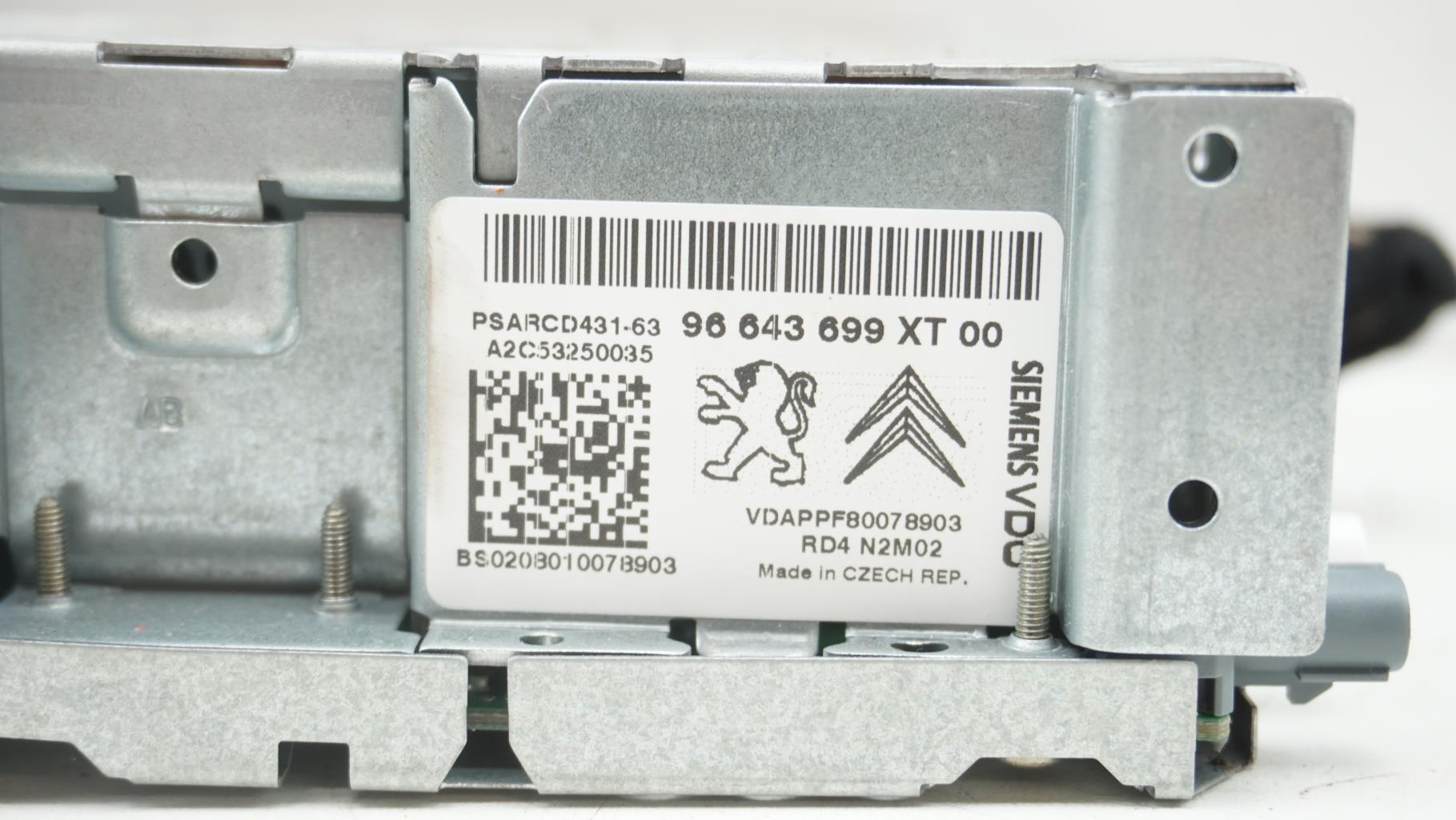 Autoradio originale PEUGEOT 207 PHASE 1 Gasolina - 1