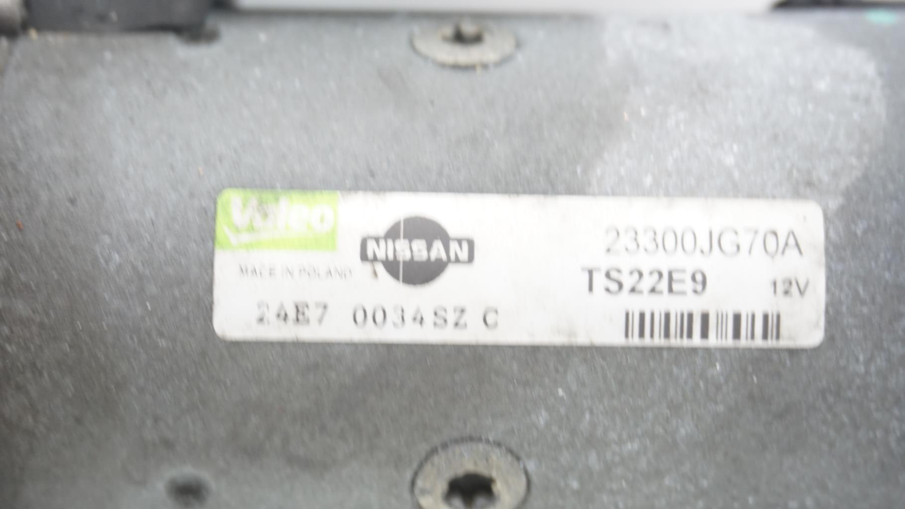 Motorino avviamento NISSAN QASHQAI 1 PHASE 1 Diésel - 1