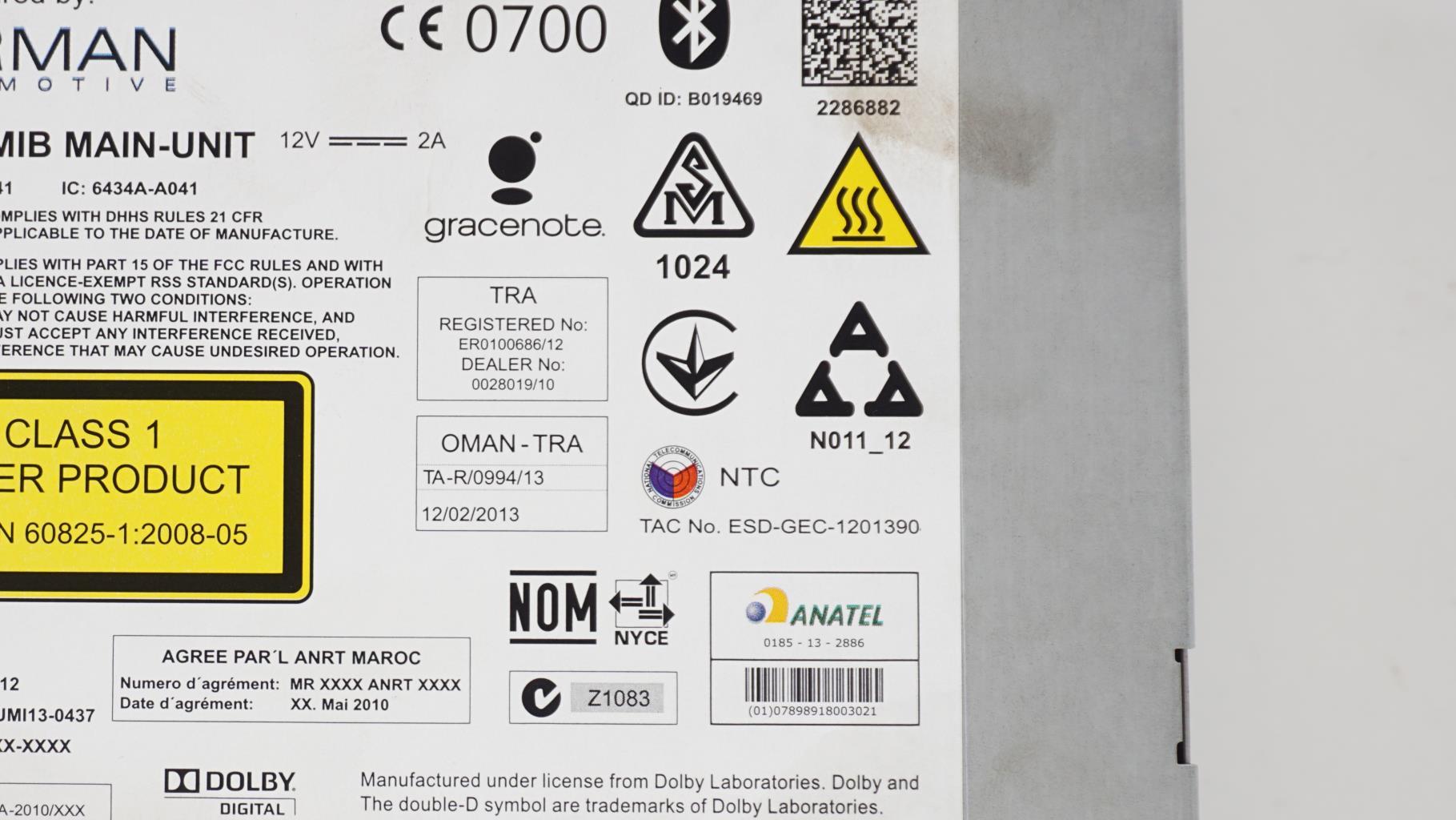 Caricatore CD VOLKSWAGEN GOLF 7 PHASE 1 Gasolina - 1