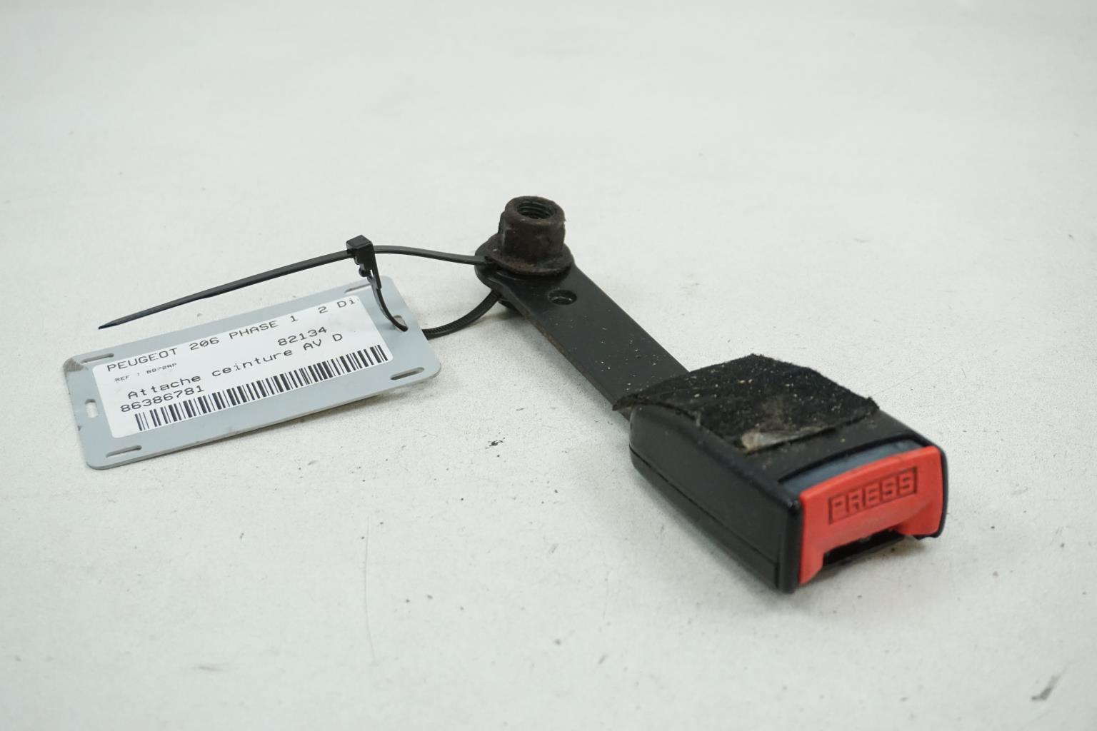Aggancio cintura sicurezza anteriore destro PEUGEOT 206 PHASE 1 Diésel - 1