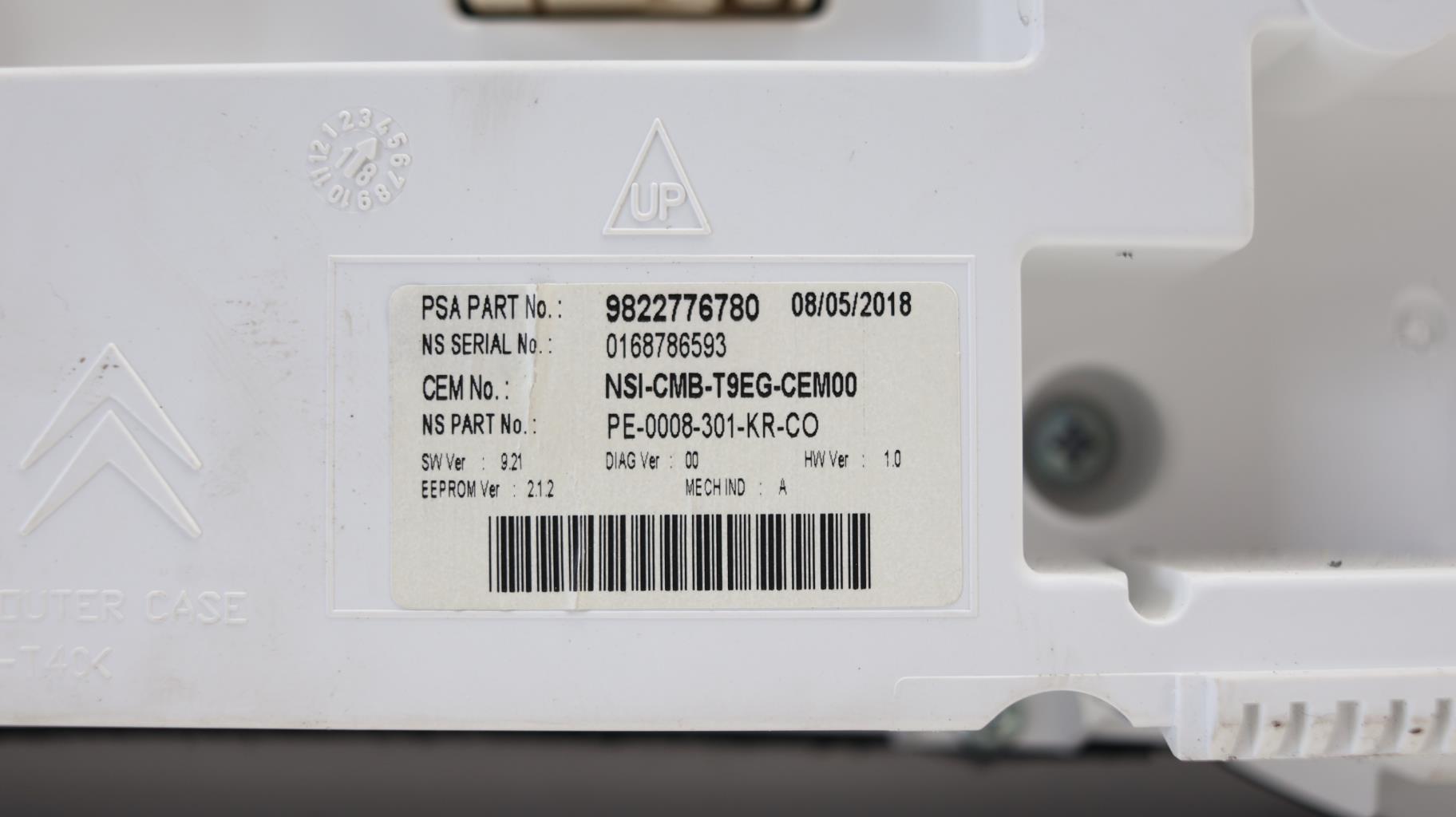 Tachimetro PEUGEOT 308 2 SW PHASE 2 BREAK Gasolina - 1
