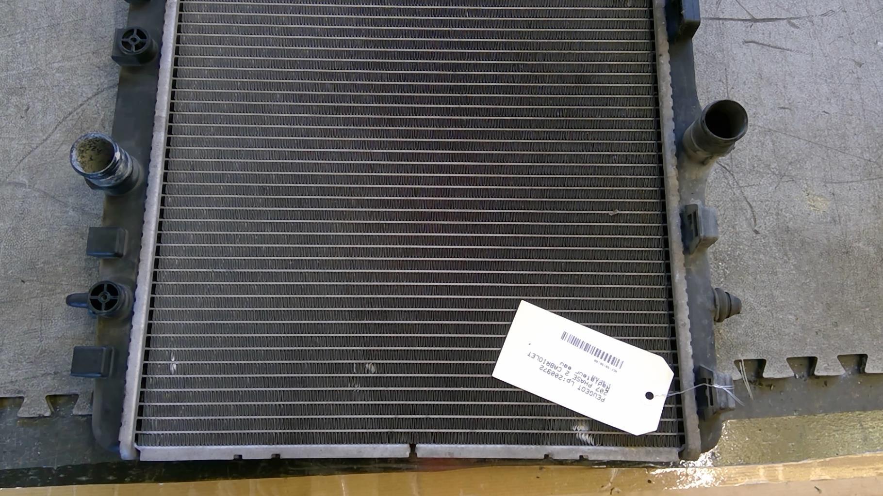Radiateur eau PEUGEOT 207 PHASE 2 CABRIOLET Diesel - 1