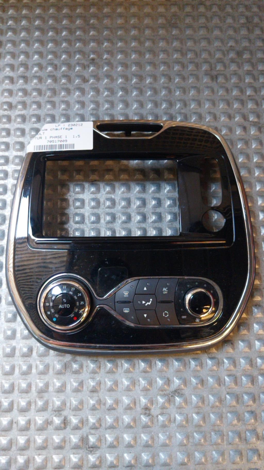 Commande chauffage RENAULT CAPTUR 1 PHASE 1  - 1