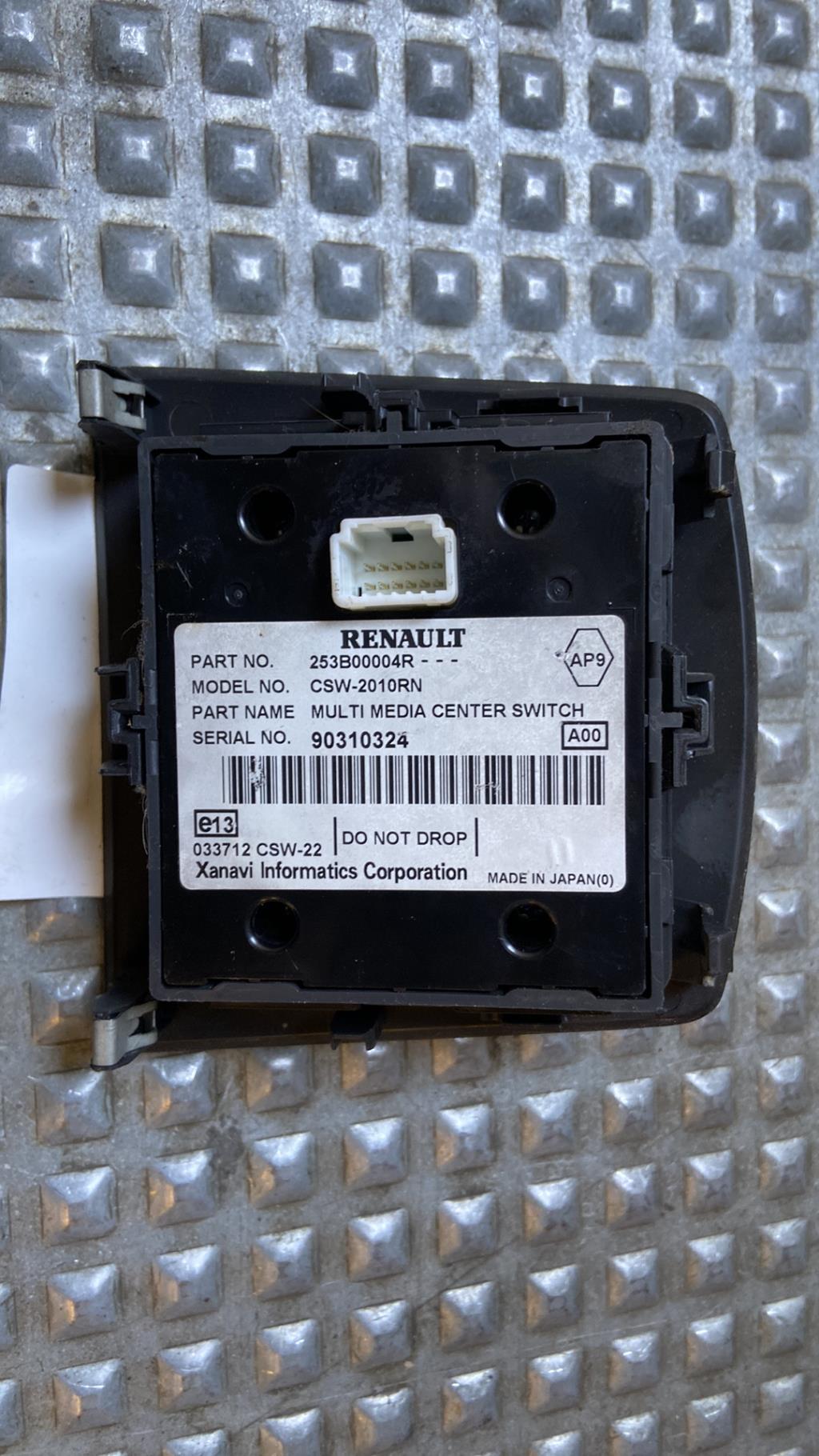 Commande GPS RENAULT GRAND SCENIC 3 PHASE 1  - 1