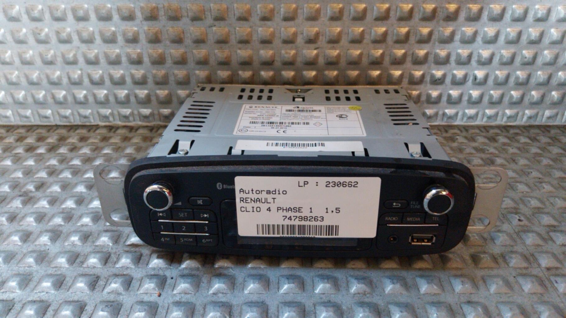Autoradio RENAULT CLIO 4 PHASE 1 Diesel - 1