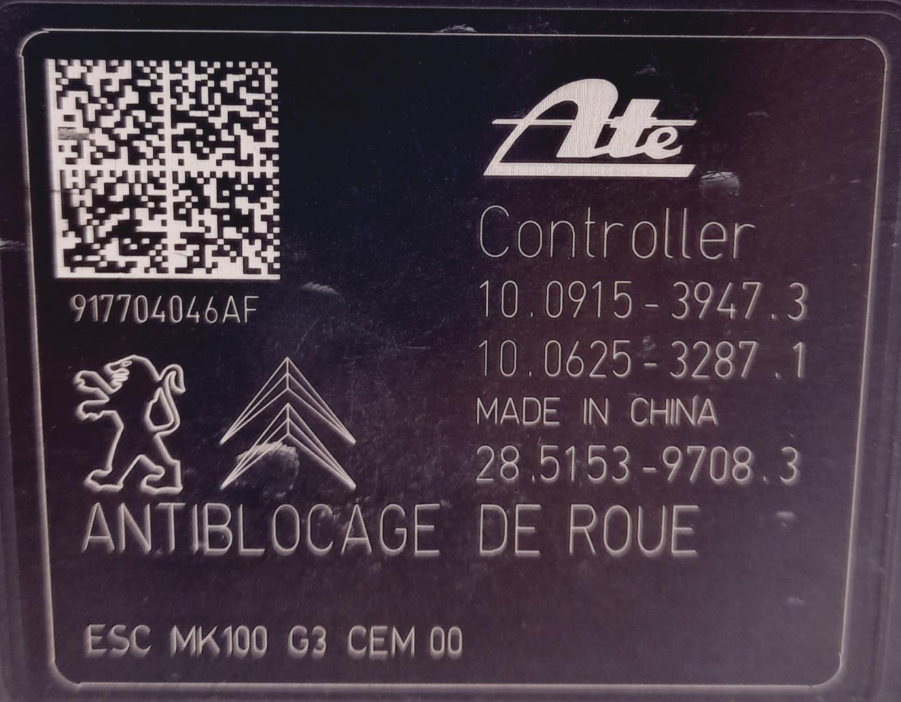 Blocco ABS (antibloccaggio freni) PEUGEOT 208 1 PHASE 2  - 1