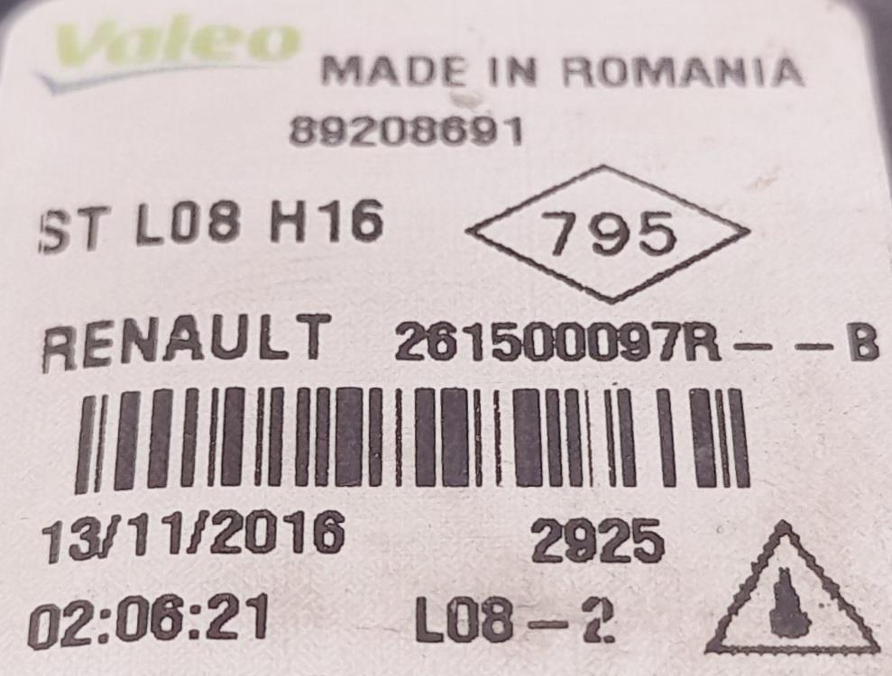 Fendinebbia sinistro (luce) RENAULT MEGANE 4 PHASE 1 BREAK  - 1