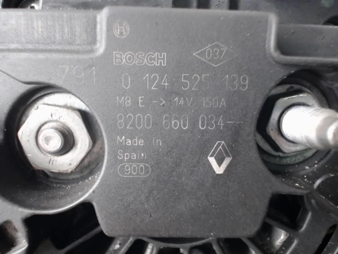 Alternateur RENAULT SCENIC 2 PHASE 1 Diesel - 1