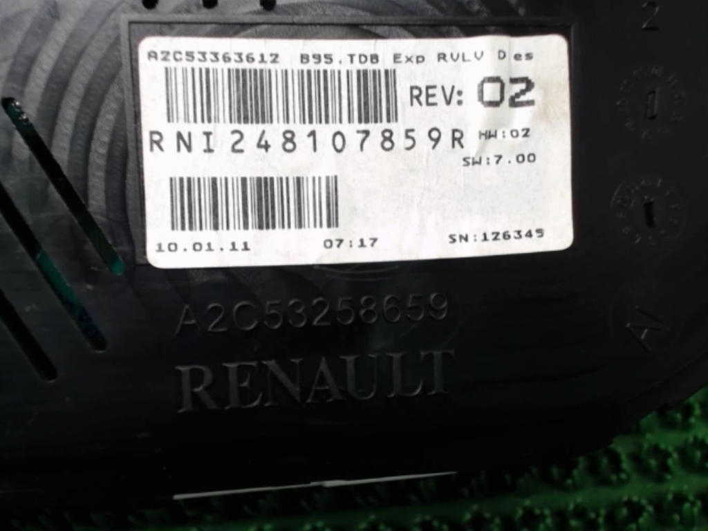 Compteur RENAULT MEGANE 3 PHASE 1 Diesel - 1