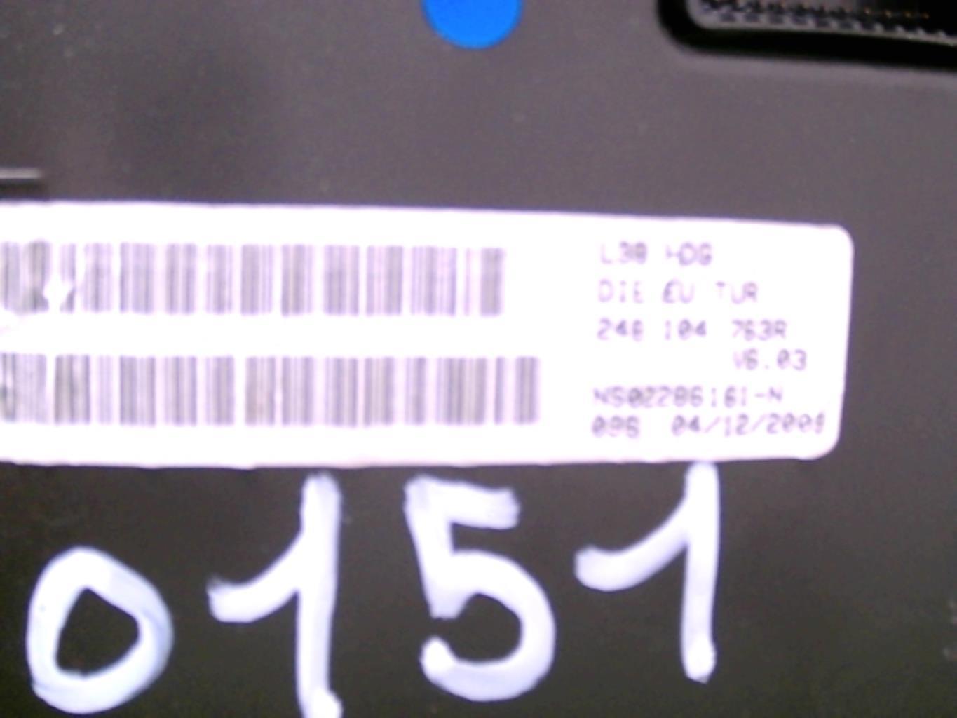 Compteur RENAULT FLUENCE PHASE 1 Diesel - 1