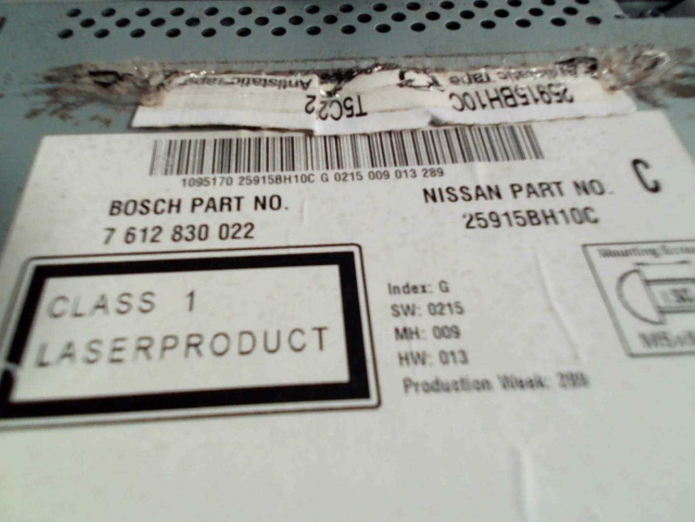 Ecran GPS NISSAN QASHQAI 1 PHASE 1 Diesel - 1