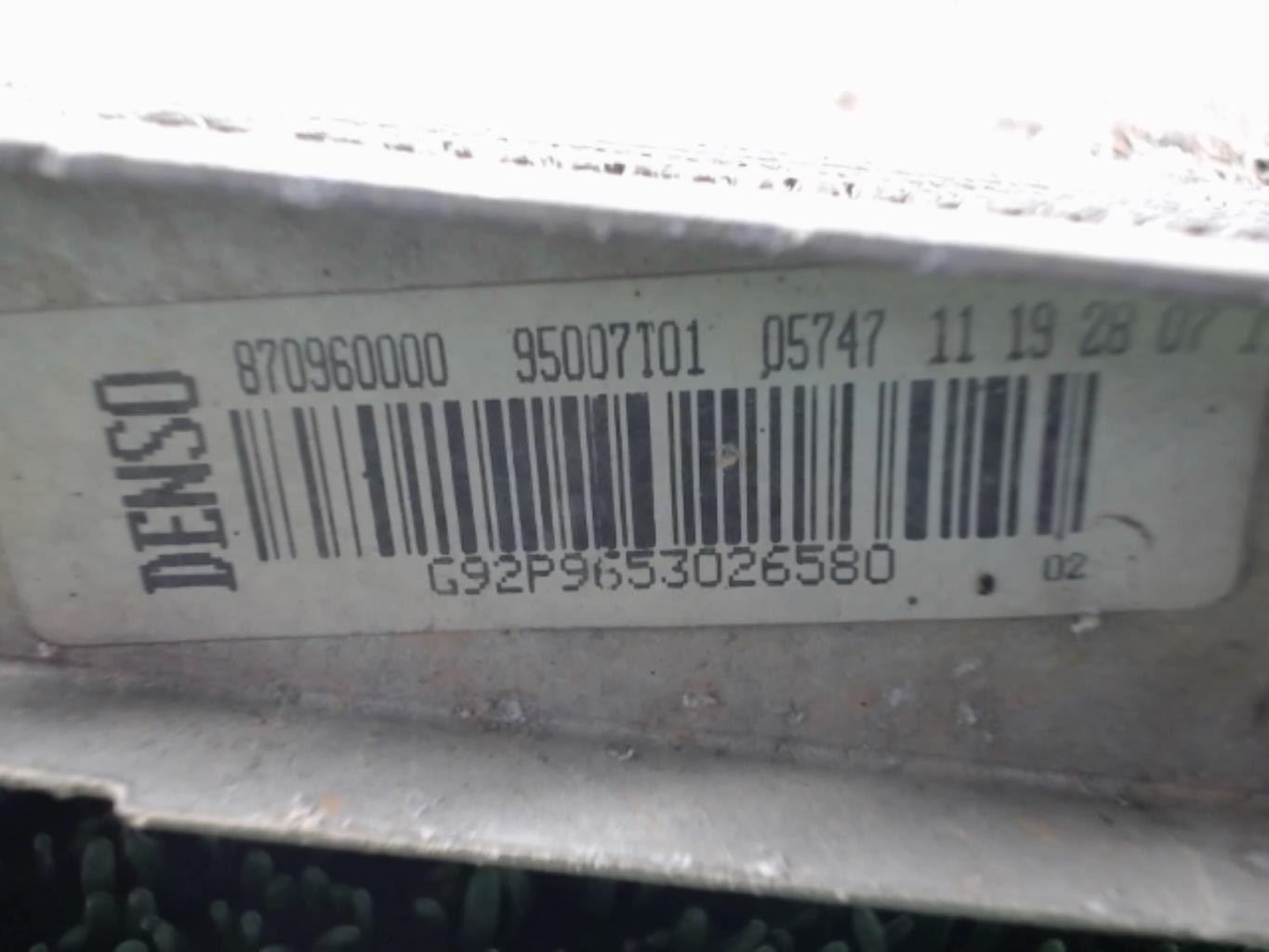 Radiateur eau PEUGEOT 207 Diesel - 1