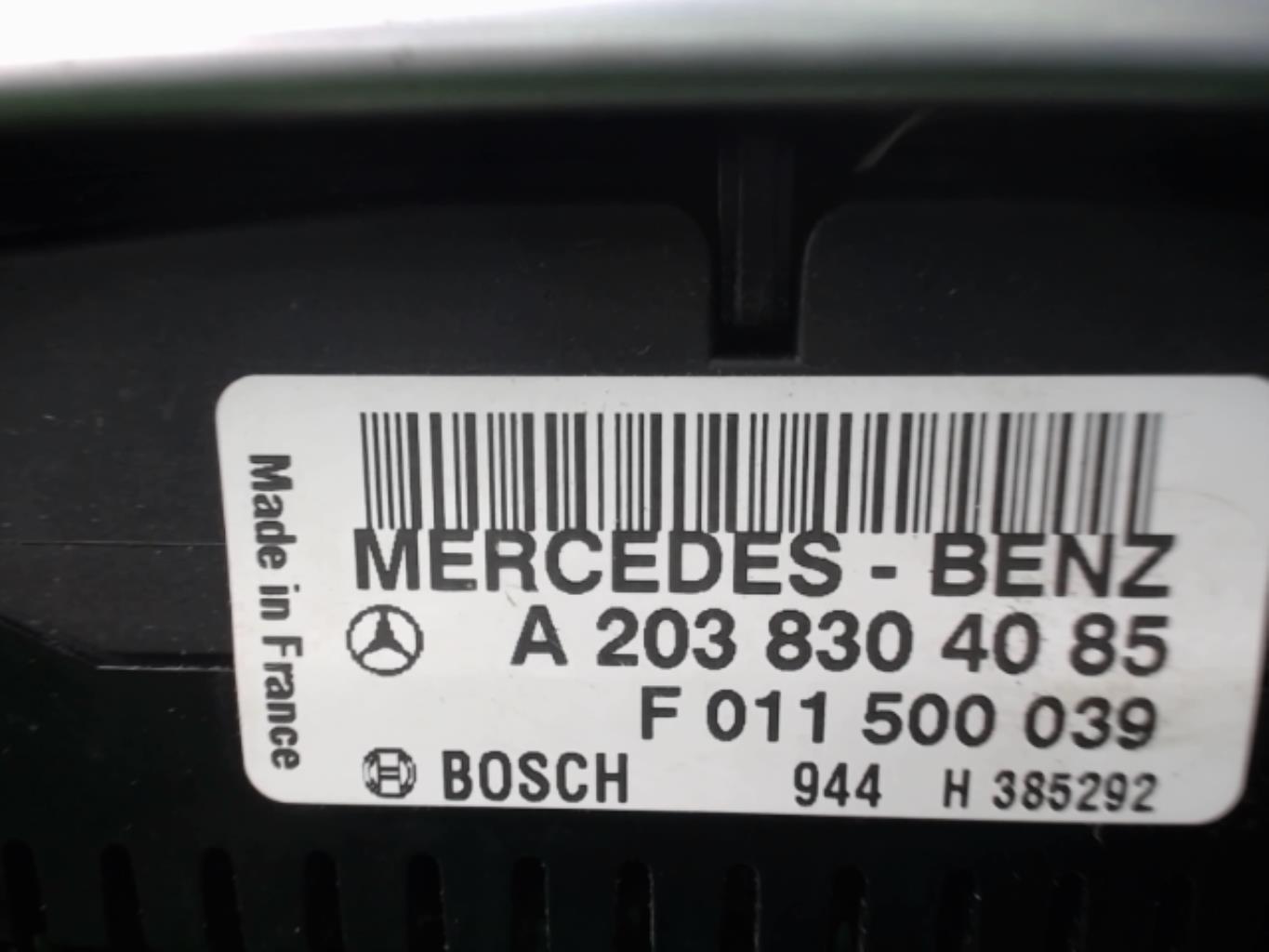 Commande chauffage MERCEDES CLASSE C 203 COUPE SPORT PHASE 2 Diesel - 1