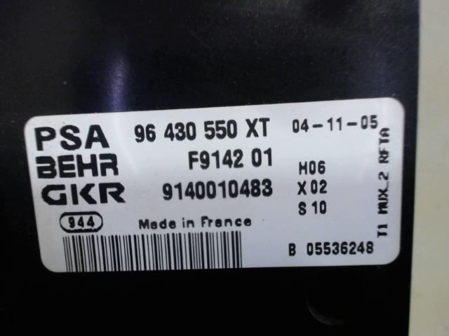 Commande chauffage PEUGEOT 206 PHASE 2 Diesel - 1