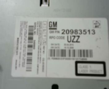 Autoradio d'origine OPEL ASTRA J PHASE 1 Essence - 1
