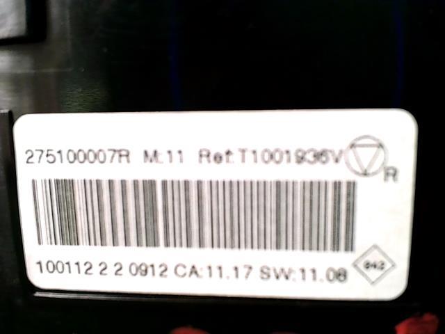 Commande chauffage RENAULT MEGANE 3 PHASE 1 COUPE  - 1