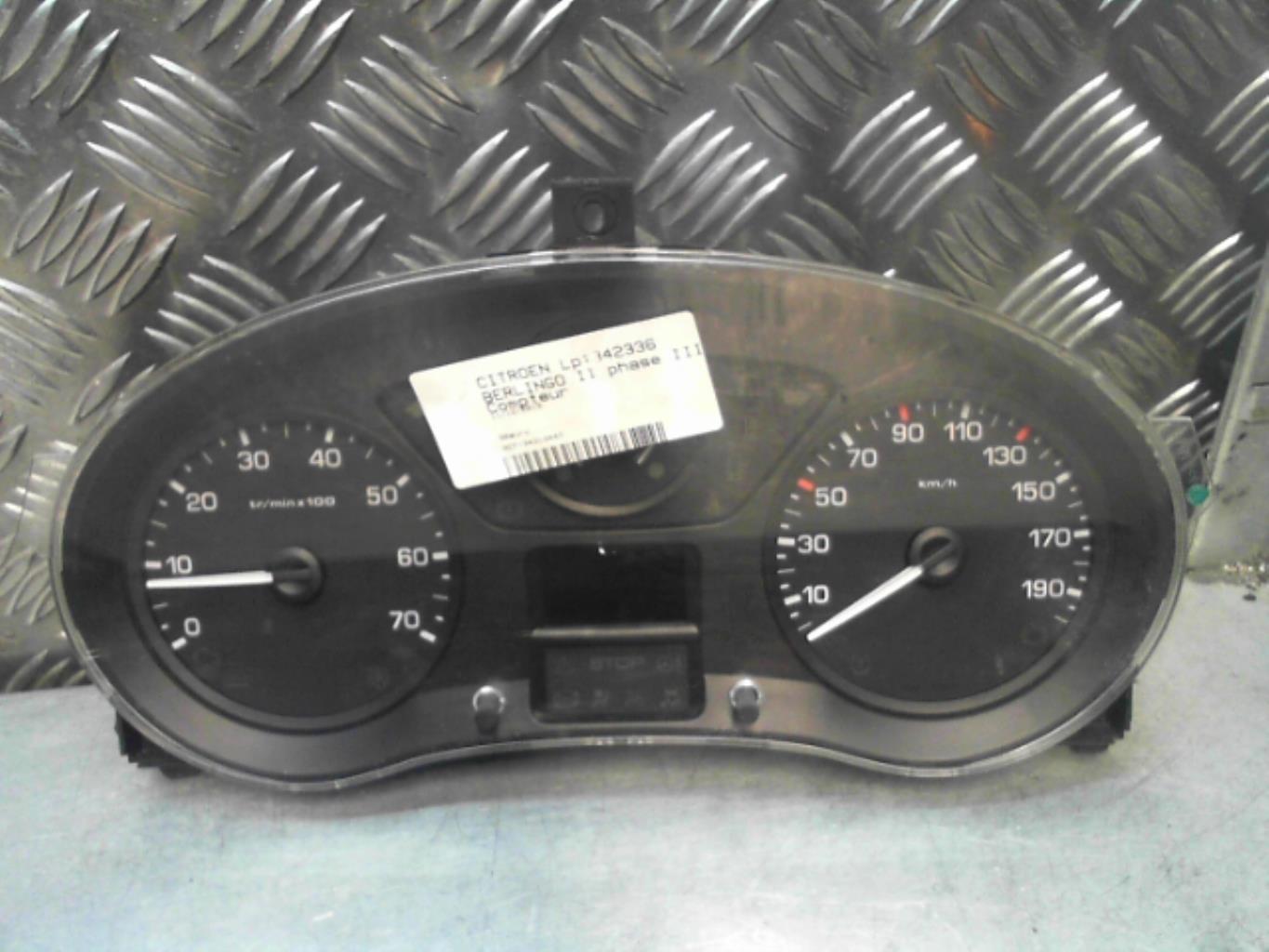Compteur CITROEN BERLINGO 2 PHASE 3 Diesel - 1