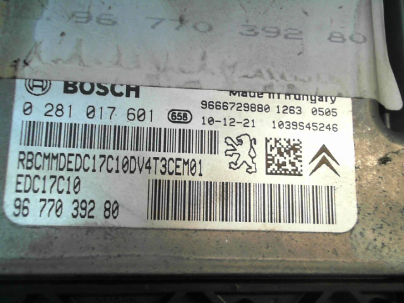 Calculateur PEUGEOT 206+ Diesel - 1