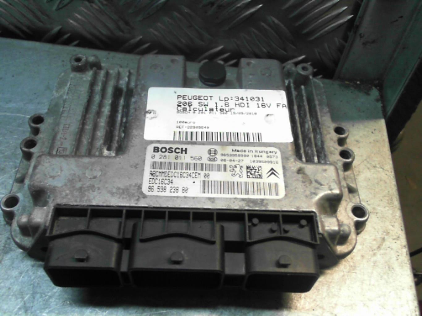 Calculateur PEUGEOT 206 PHASE 1 BREAK Diesel - 1