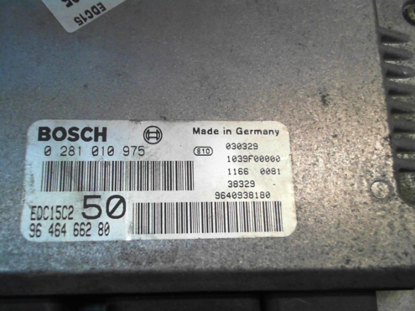 Calculateur PEUGEOT 607 PHASE 1 Diesel - 1