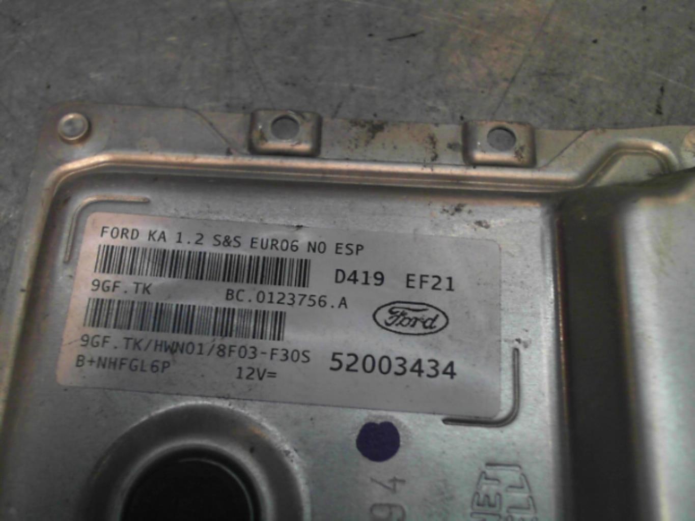 Calculateur FORD KA 2 PHASE 2 Essence - 1