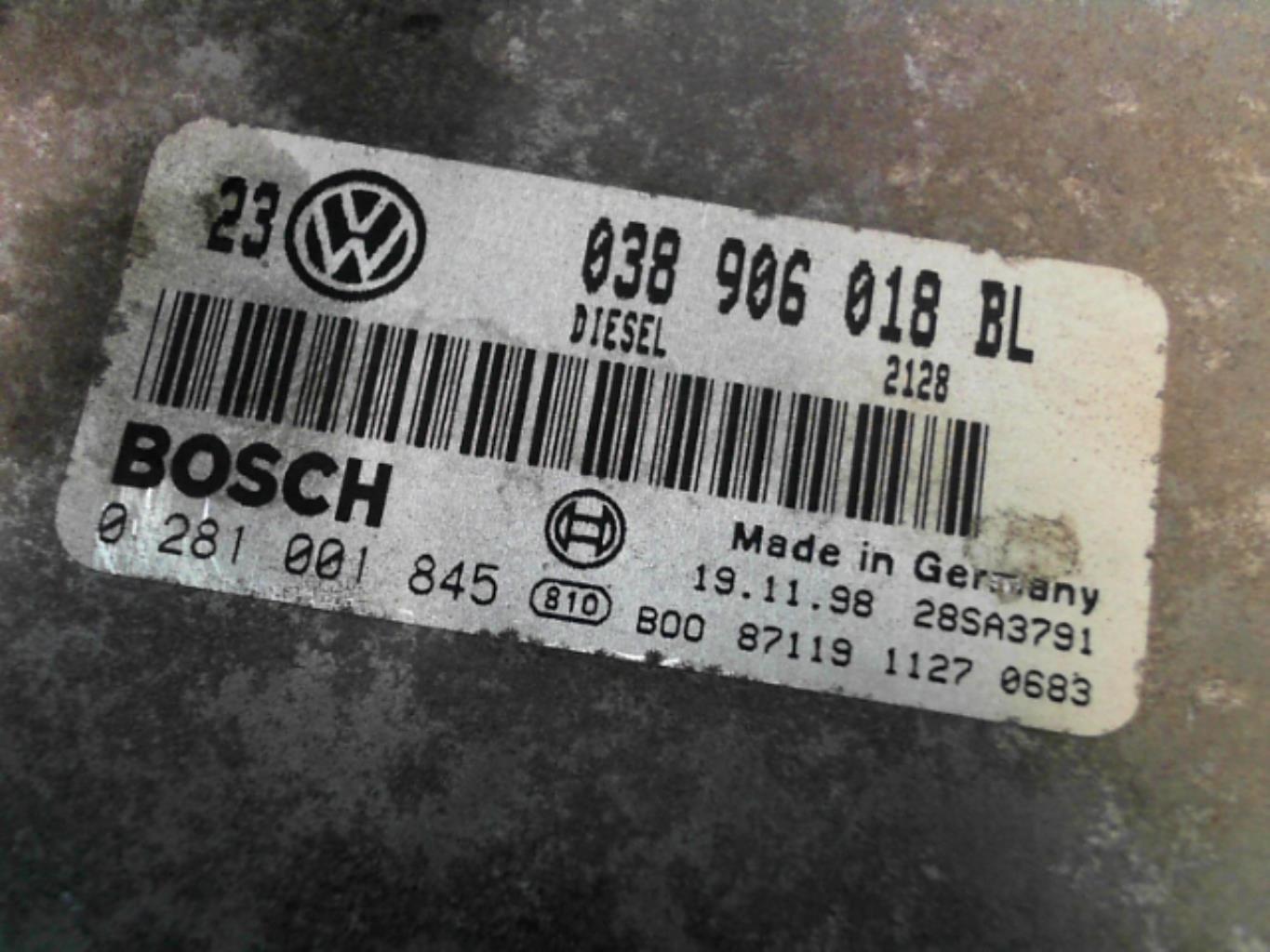 Calculateur VOLKSWAGEN BORA Diesel - 1
