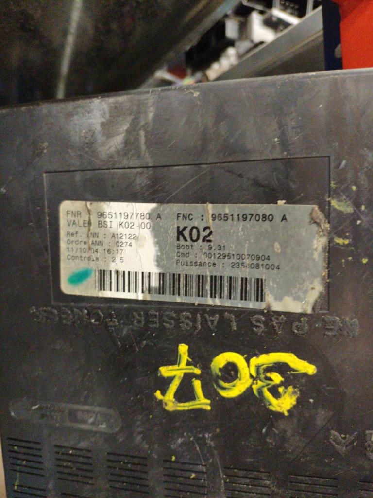 Boitier BSI PEUGEOT 307 Diesel - 1