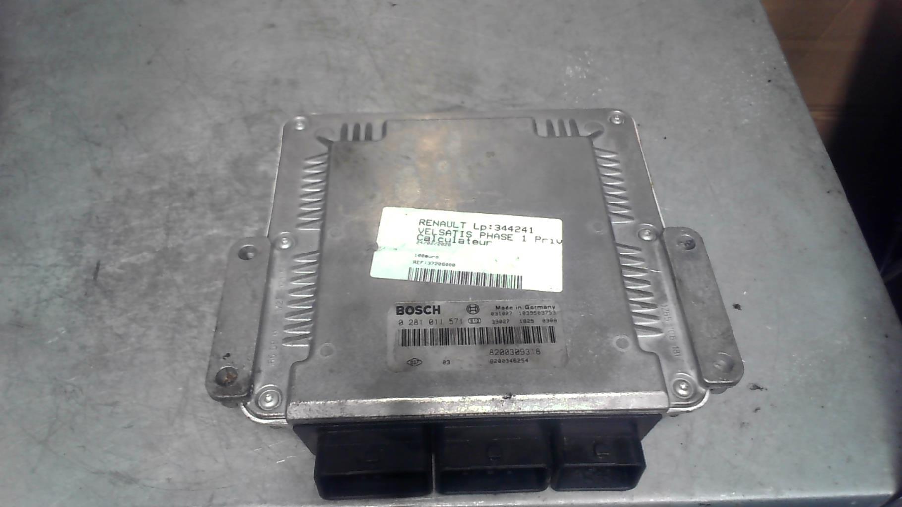 Calculateur RENAULT VEL SATIS PHASE 1 Diesel - 1