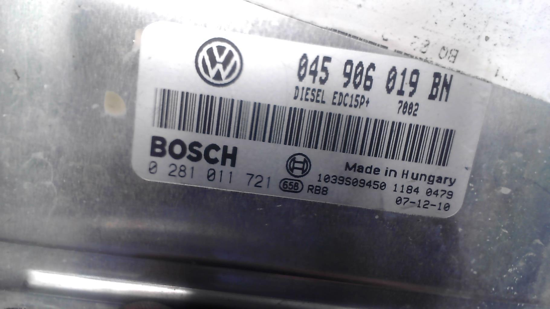 Calculateur VOLKSWAGEN FOX Diesel - 1