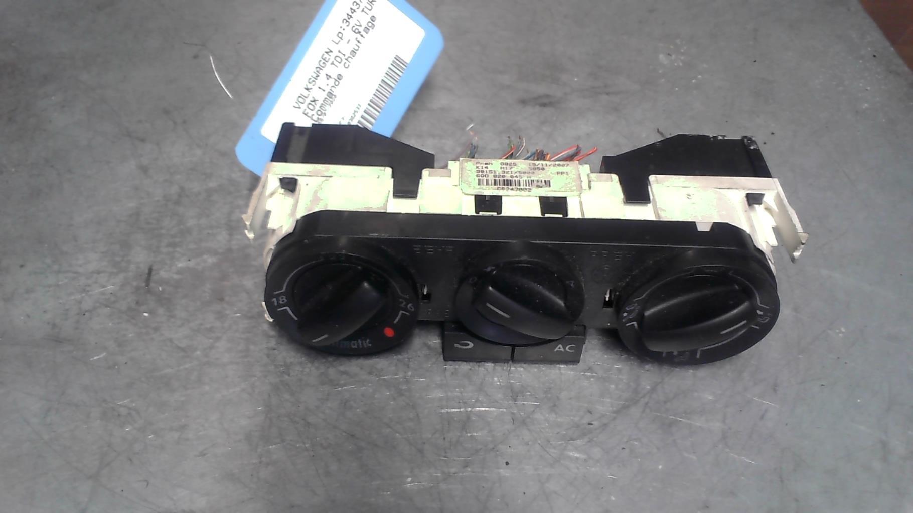 Commande chauffage VOLKSWAGEN FOX Diesel - 1
