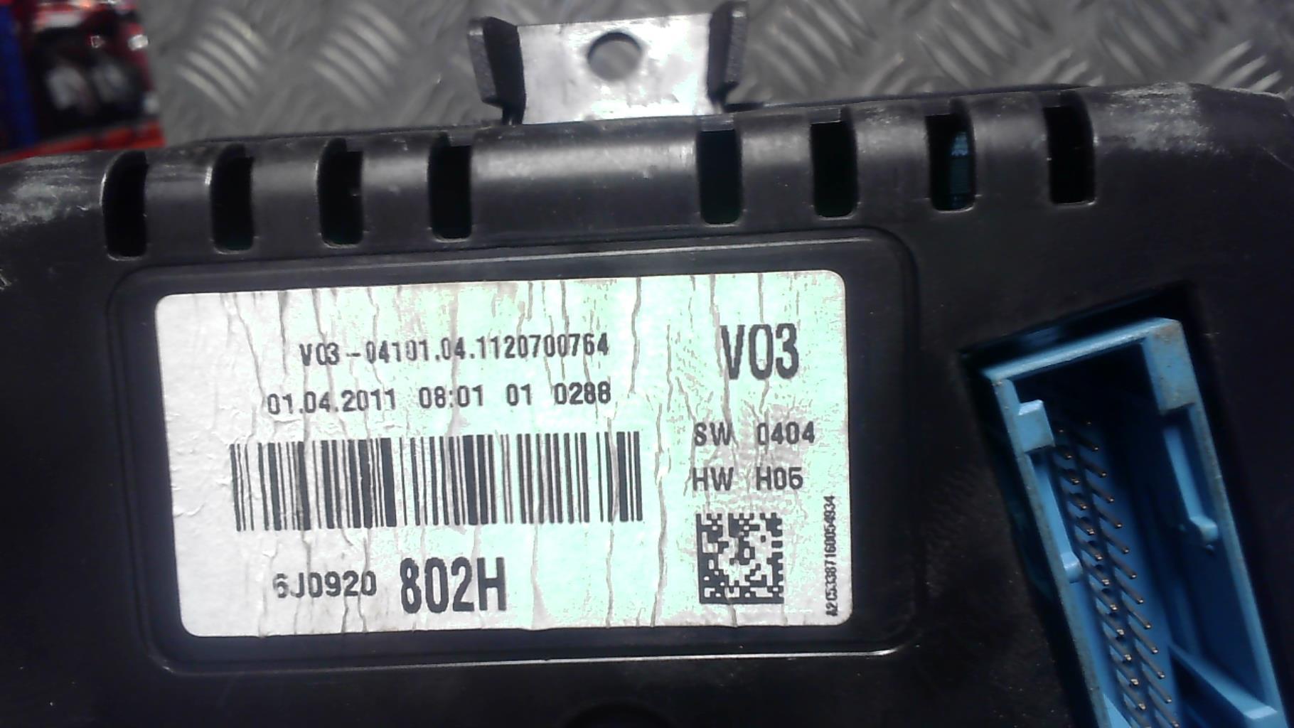 Compteur SEAT IBIZA 4 PHASE 1  - 1