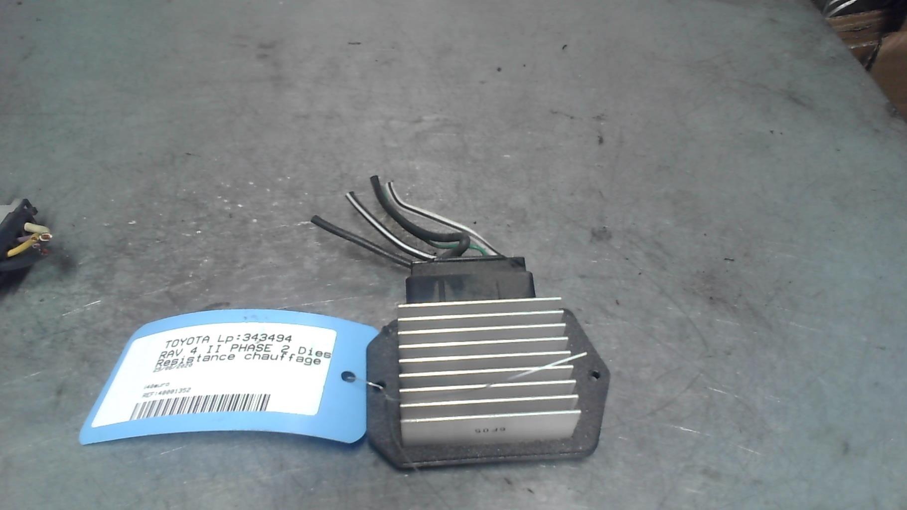 Resistance chauffage TOYOTA RAV4 2 PHASE 1 Diesel - 1