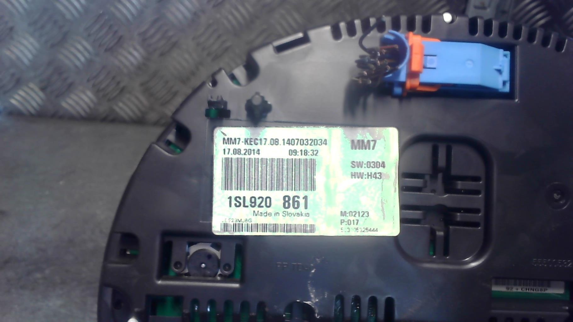 Compteur SEAT MII PHASE 1 Essence - 1