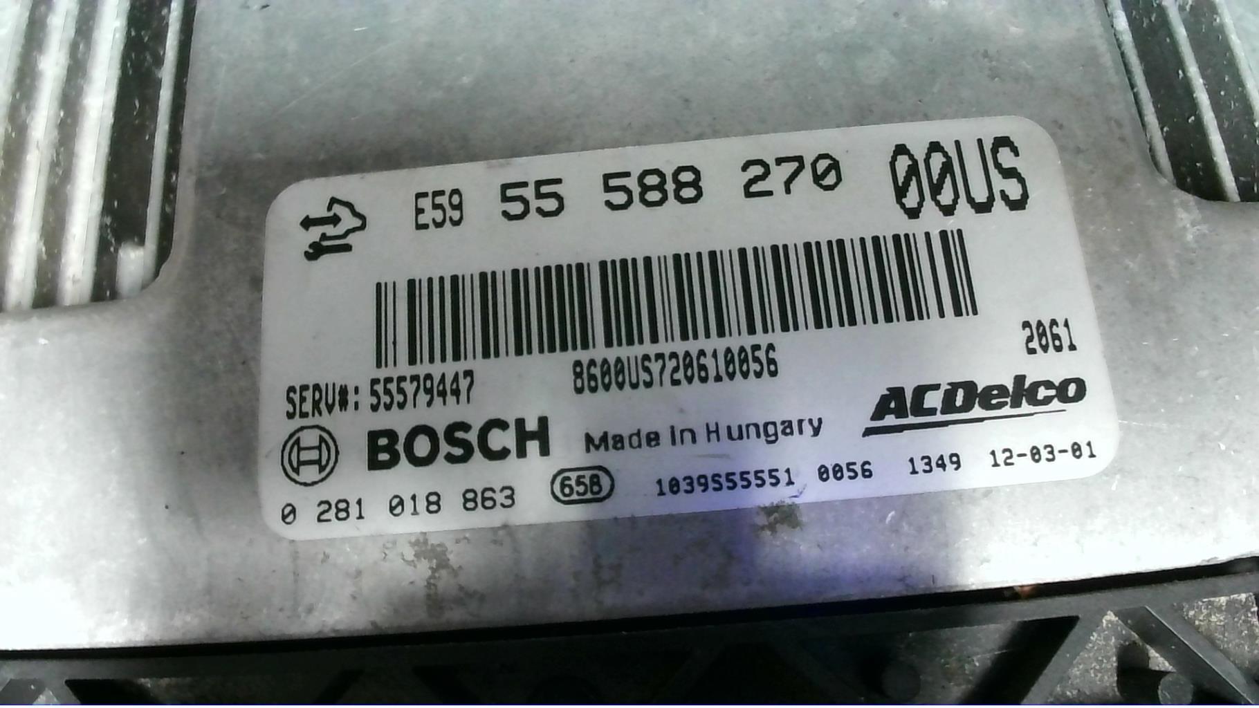 Calculateur OPEL CORSA D PHASE 1  - 1