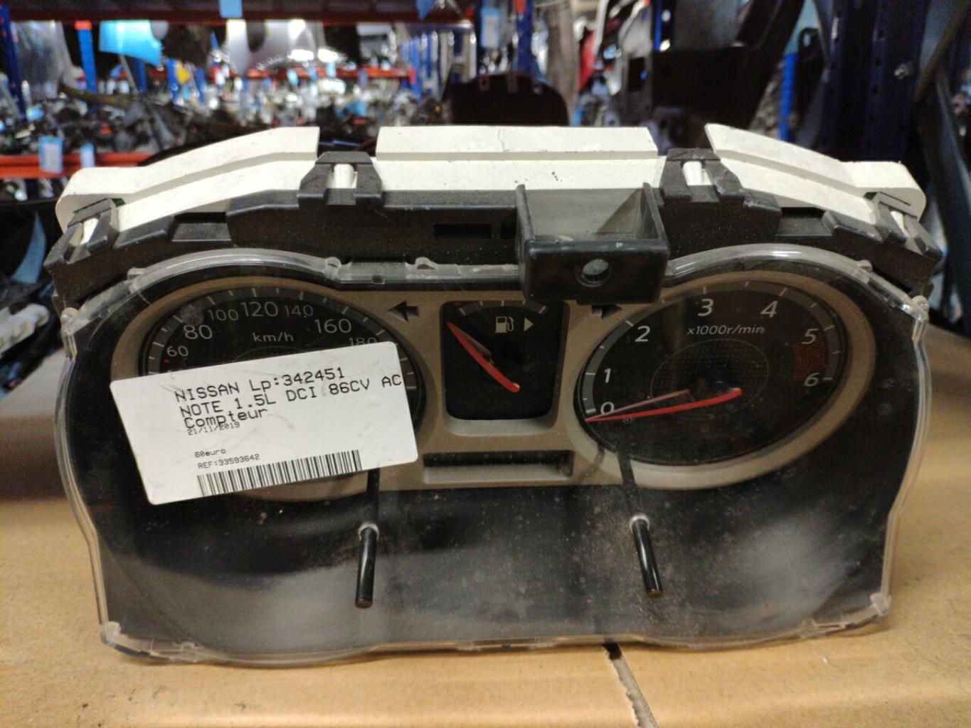 Compteur NISSAN NOTE 1 PHASE 1 Diesel - 1