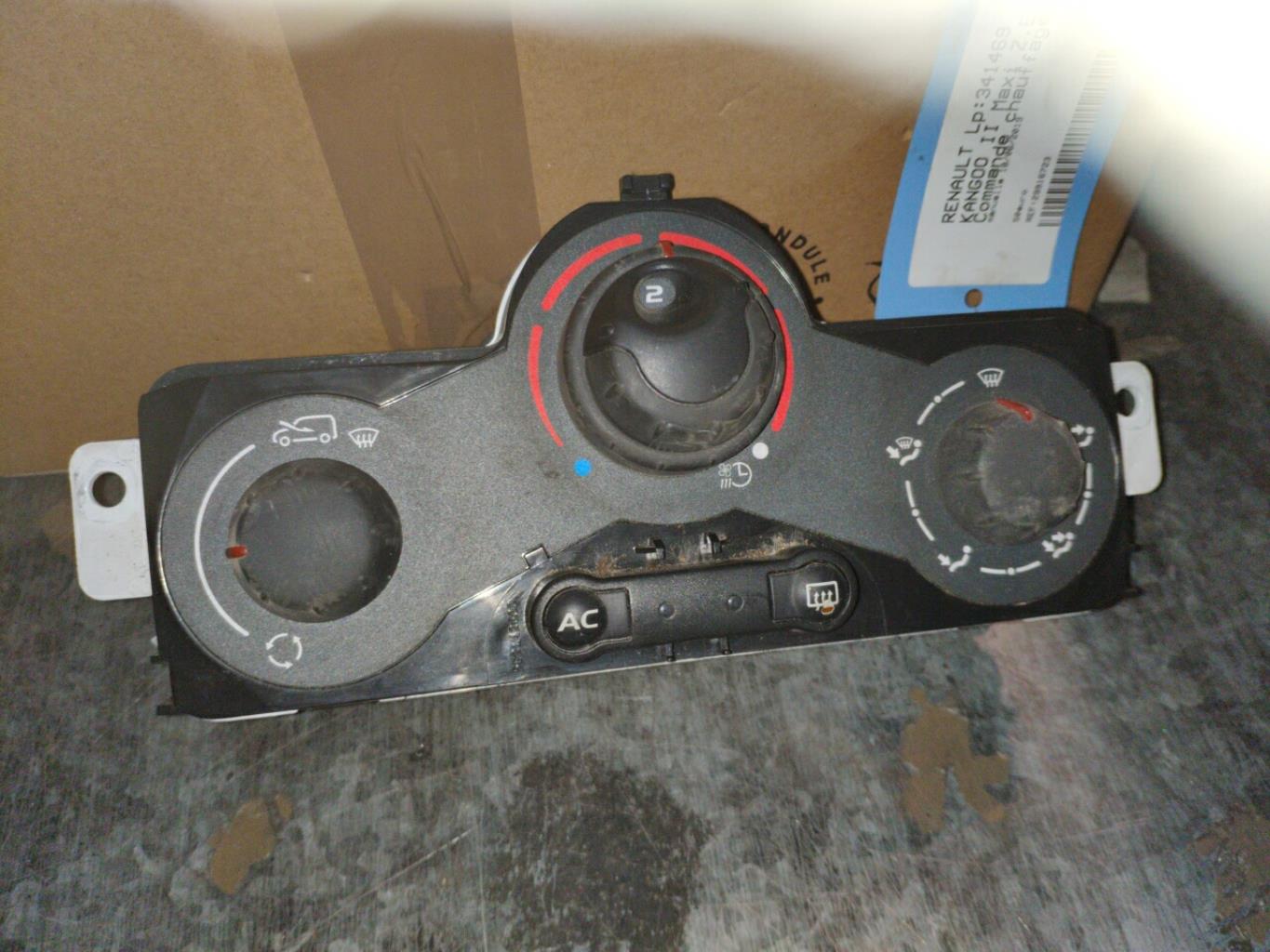 Commande chauffage RENAULT KANGOO 2 PHASE 1 Electricité - 1