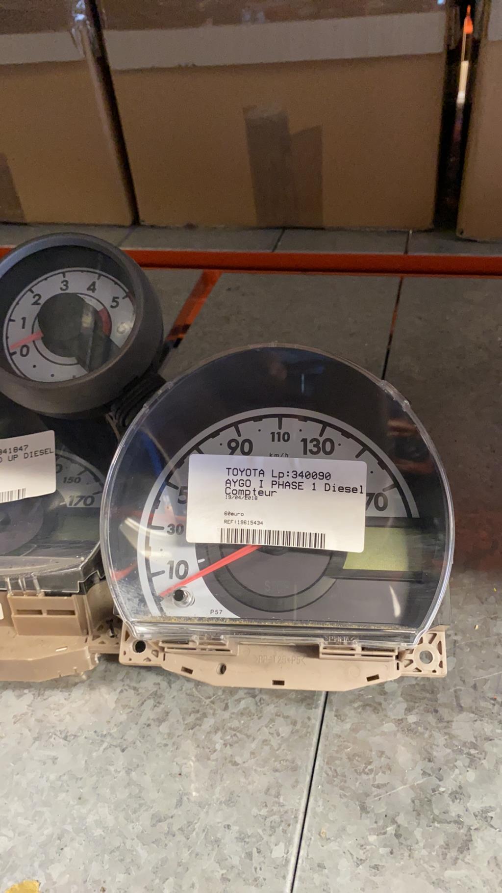 Compteur TOYOTA AYGO 1 PHASE 1 Diesel - 1
