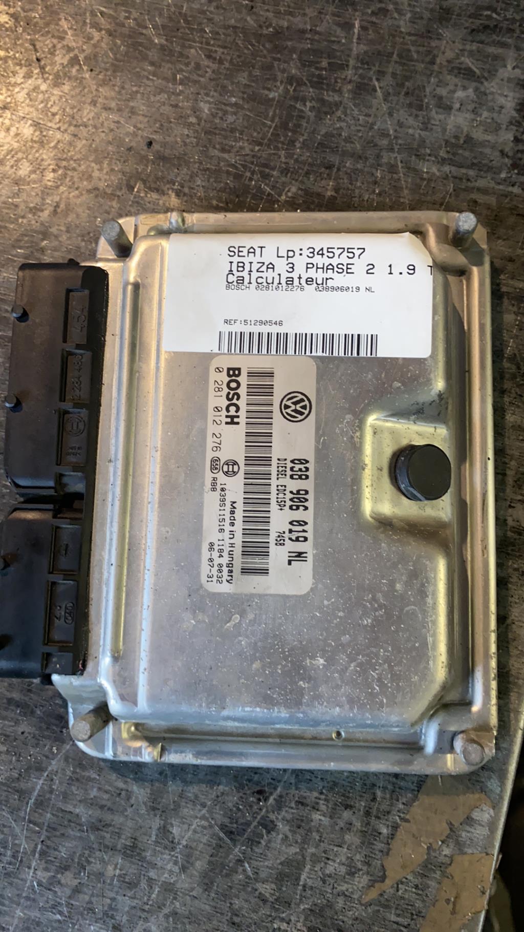 Calculateur SEAT IBIZA 3 PHASE 2 Diesel - 1