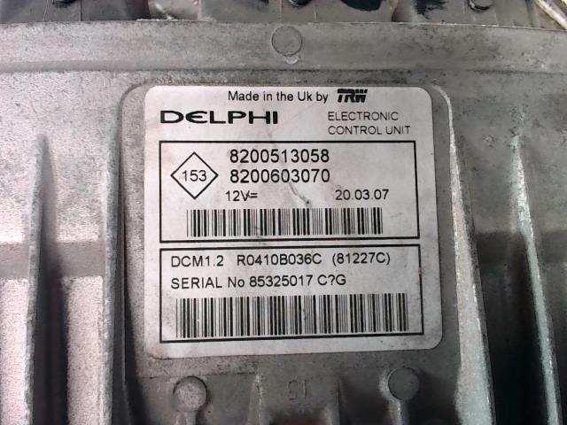 Calculateur DACIA LOGAN MCV 1 PHASE 1 BREAK Diesel - 1