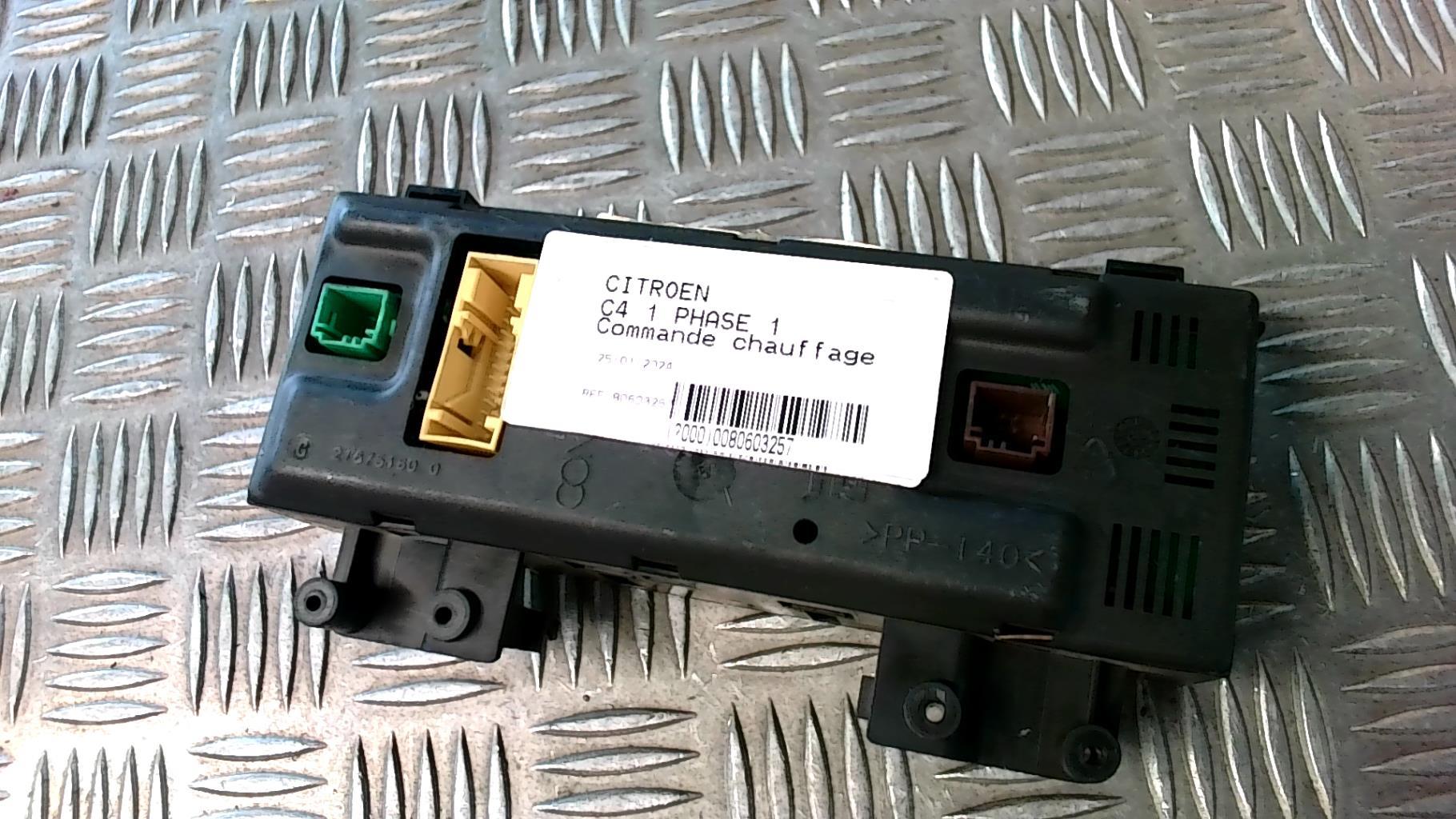 Commande chauffage CITROEN C4 1 PHASE 1  - 1