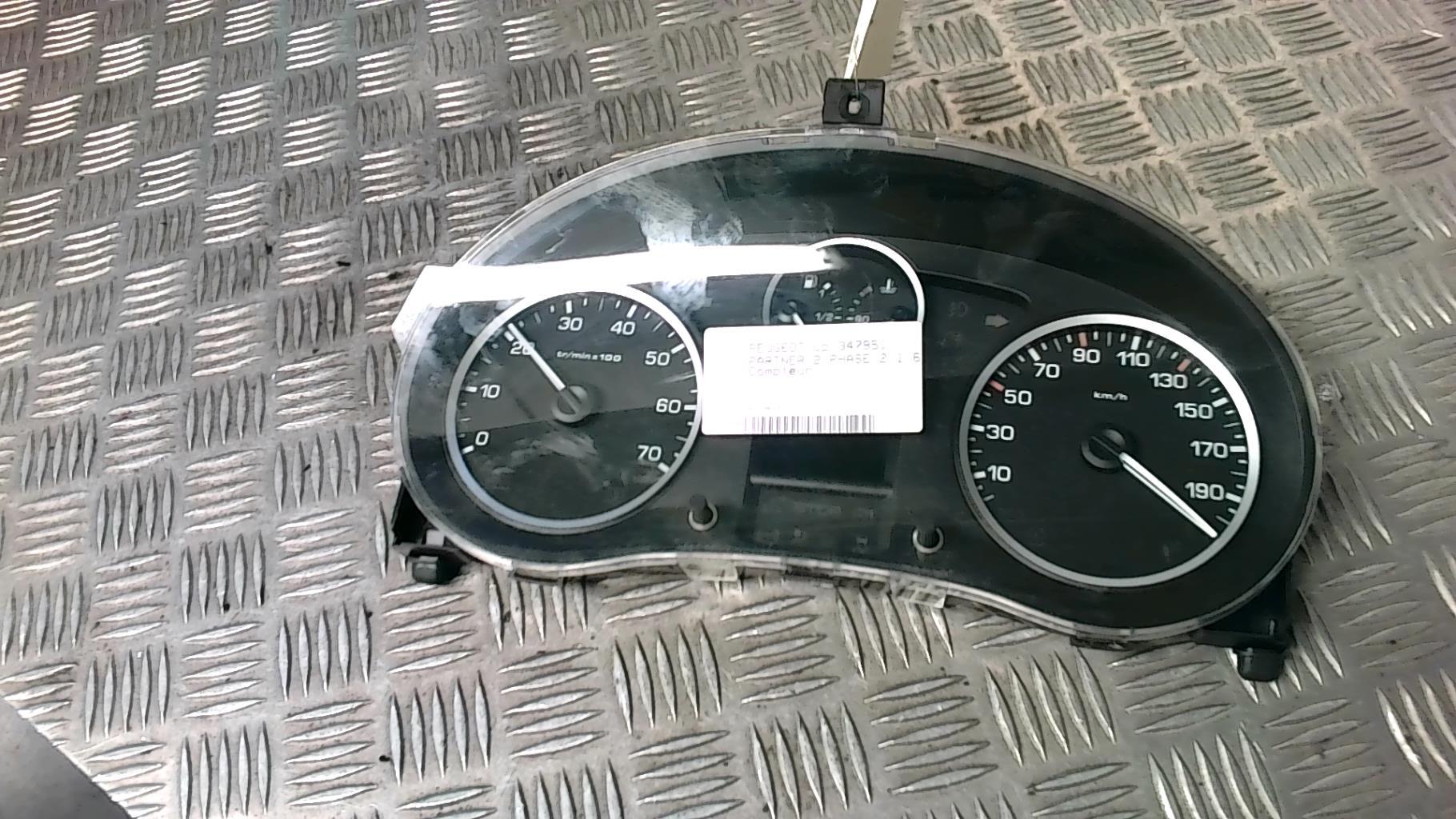 Compteur PEUGEOT PARTNER 2 PHASE 2 Diesel - 1