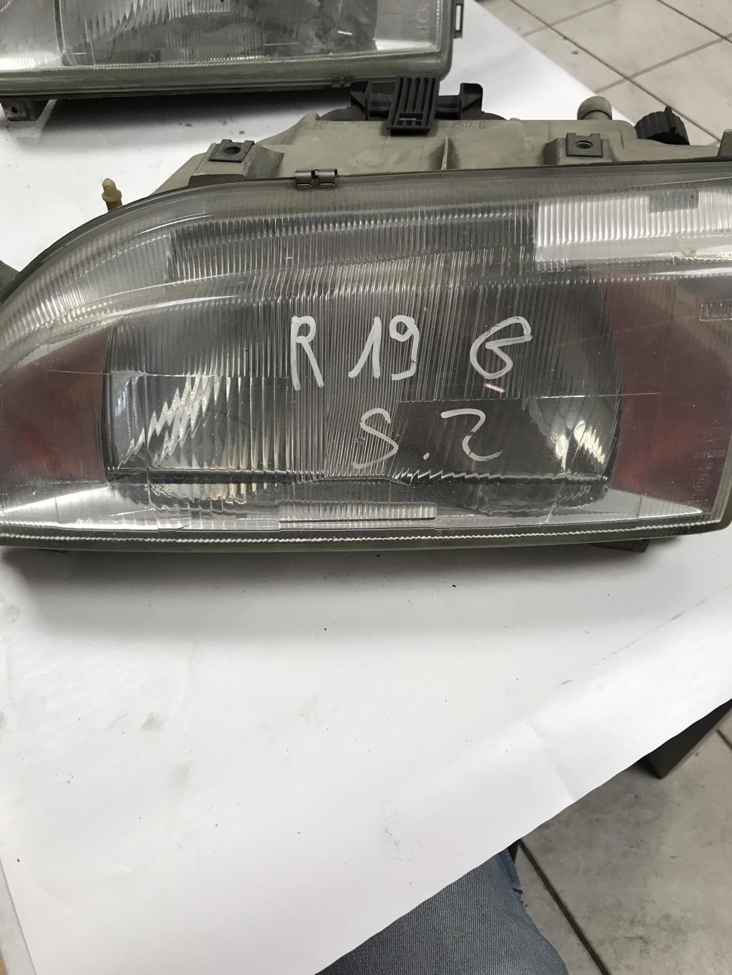 Gruppo ottico anteriore principale sinistro (luci)(faro) RENAULT R19 PHASE 2 Gasolina - 1