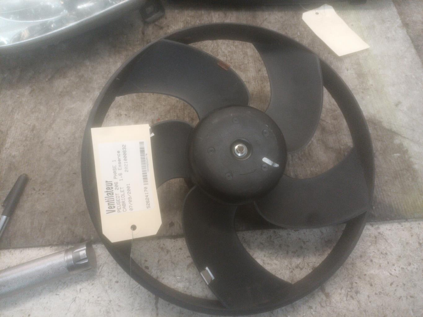 Ventilateur PEUGEOT 206 PHASE 1 CABRIOLET Essence - 1