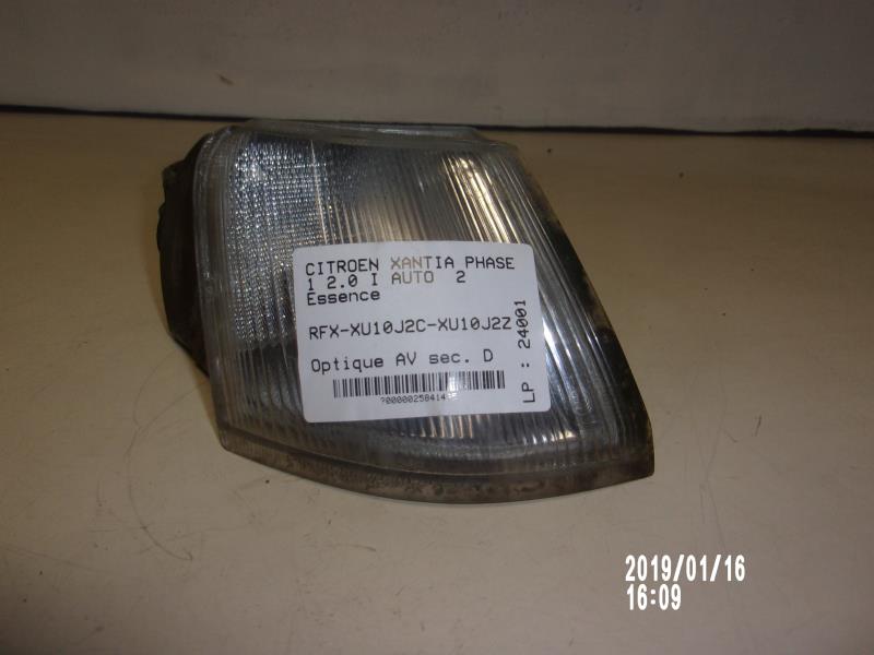 Gruppo ottico anteriore secondario destro (luci)(freccia) CITROEN XANTIA PHASE 1 Gasolina - 1
