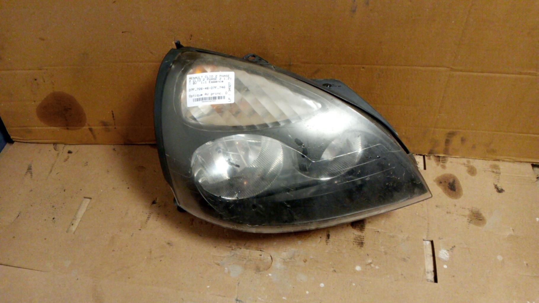 Gruppo ottico anteriore principale destro (luci)(faro) RENAULT CLIO 2 PHASE 2 Gasolina - 1